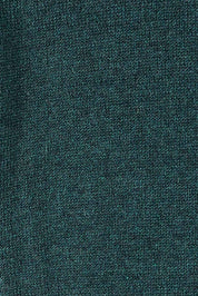 Product shot of the Cotton Cashmere Wool V Neck Knit Dress in colour Green (Green), detail