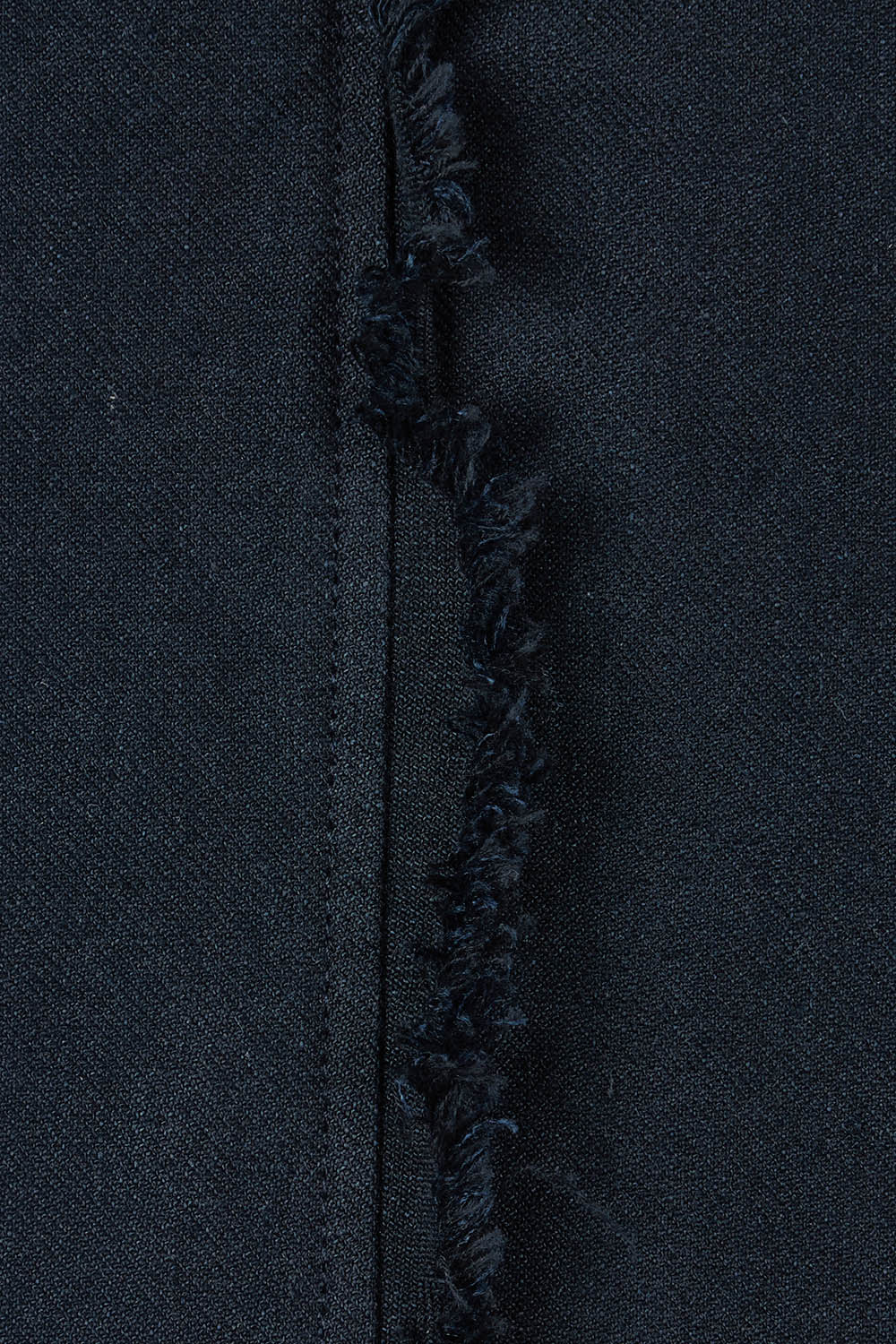 Product shot of the Linen Cotton Maxi Dress in colour Midnight (Blue), detail