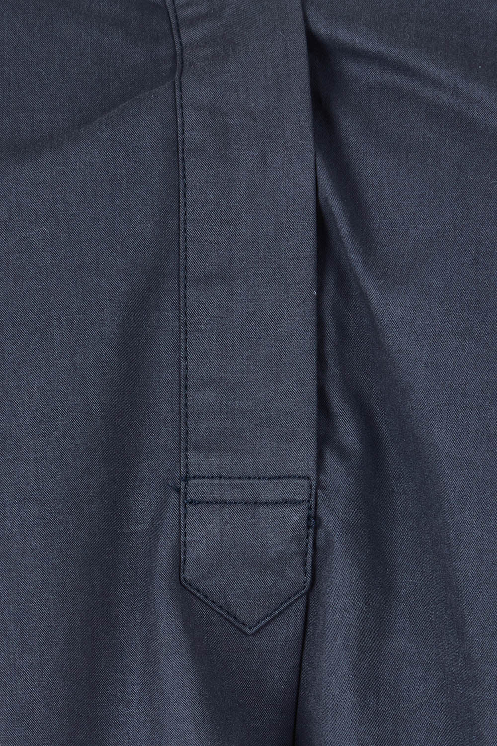 Product shot of the Cotton Poplin Swing Dress in colour Dustyblue (Blue), detail