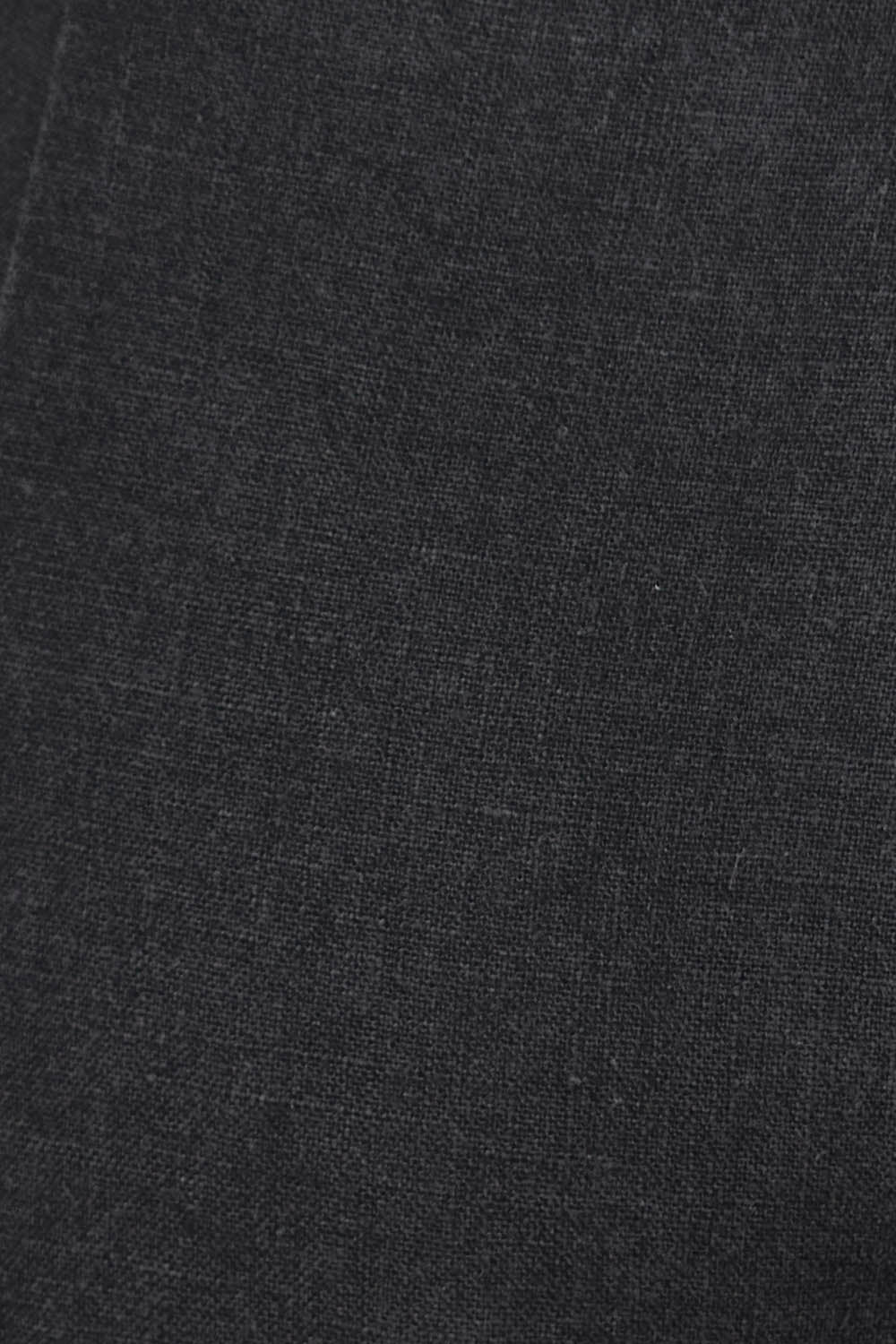 Product shot of the Ramie Tencel Straight Pant in colour Black (Black), detail