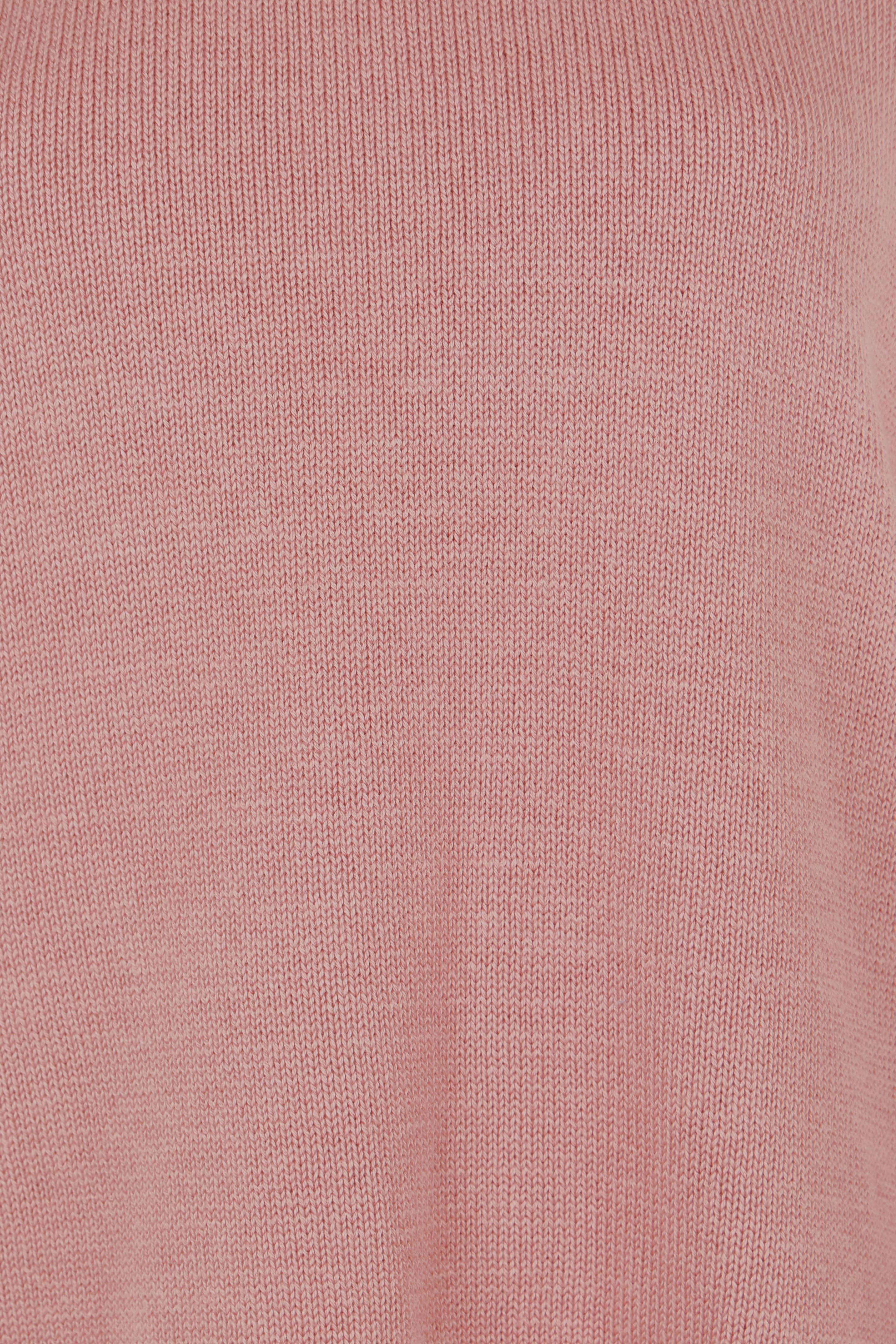 Product shot of the Cotton Wool Cashmere Relaxed Jumper in colour Pink (Pink), detail