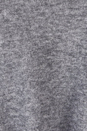 Product shot of the Wool Cashmere Wrap Sweater in colour Grey (Grey), detail