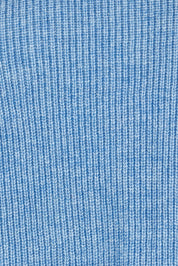 Product shot of the Wool Cashmere Sweater in colour Softblue (Blue), detail