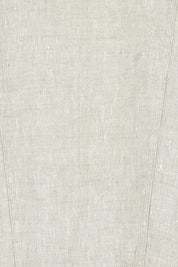 Product shot of the Linen Draped Jacket in colour Natural, detail