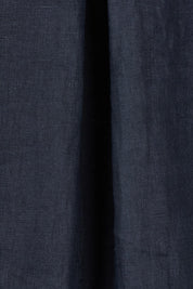 Product shot of the Linen Pocket Dress in colour Navy (Blue), detail