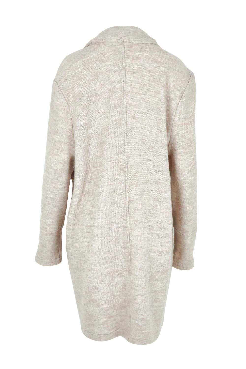 Wool Relaxed Coat – Oat
