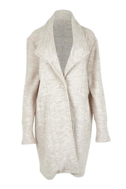 Wool Relaxed Coat – Oat