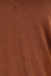 Cotton Cashmere Relaxed Knit – Caramel