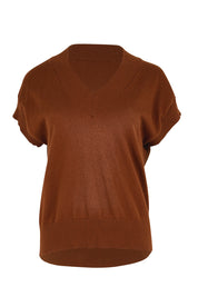 Cotton Cashmere Relaxed Knit – Caramel
