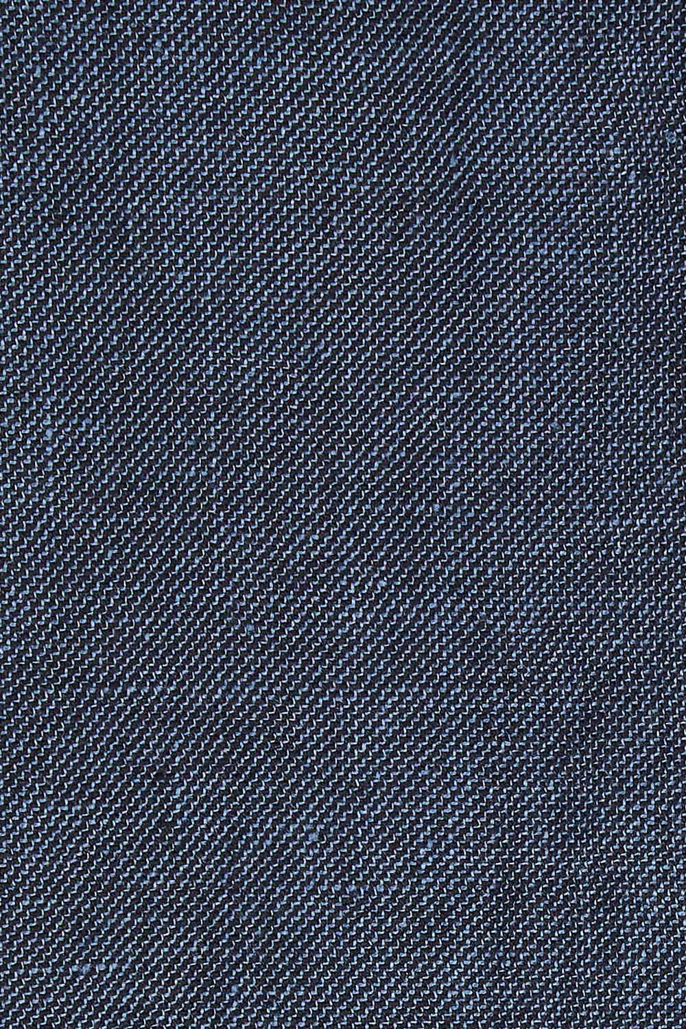 Product shot of the Cotton Linen Blazer in colour Deepocean (Blue), detail