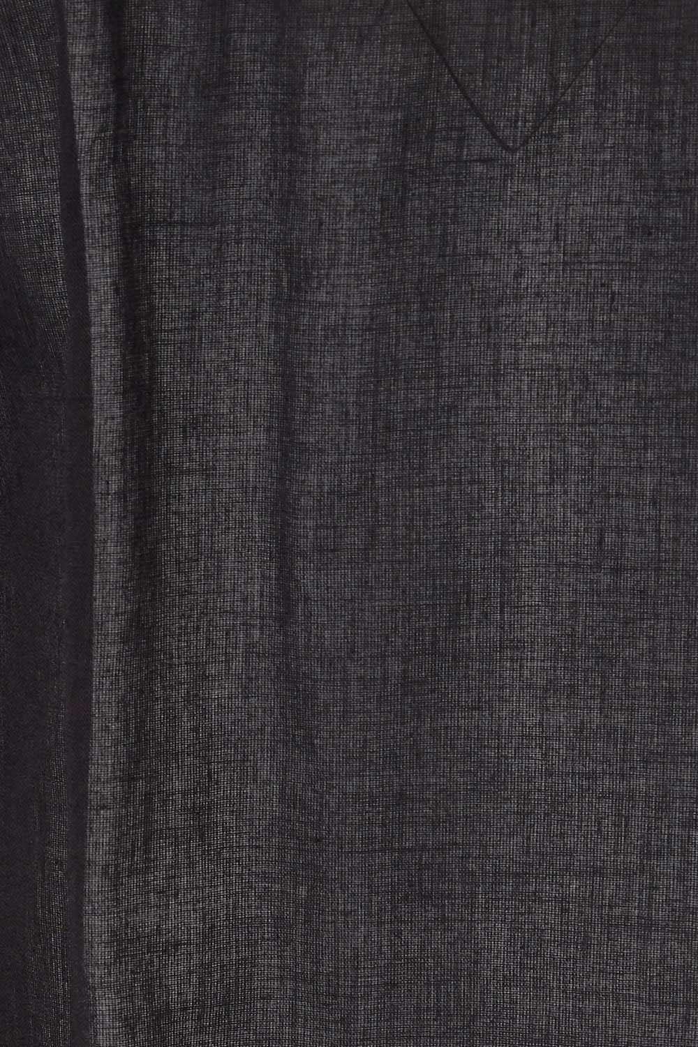 Product shot of the Cotton Slip in colour Black (Black), detail