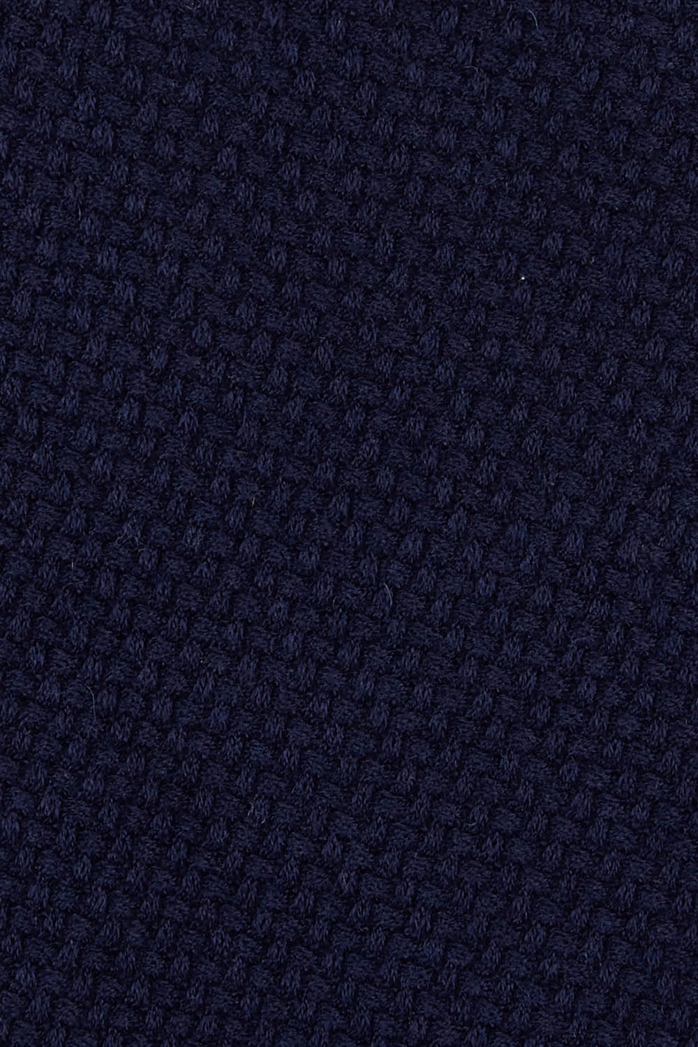 Preloved Cotton Cashmere Wool Poncho - Navy