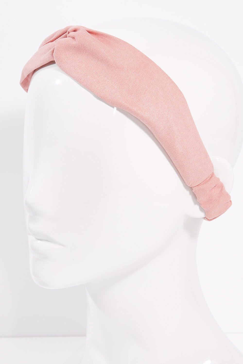 A model wearing size OneSize of the Frankie Headband in colour Pink (Pink), from the front, showing the whole outfit