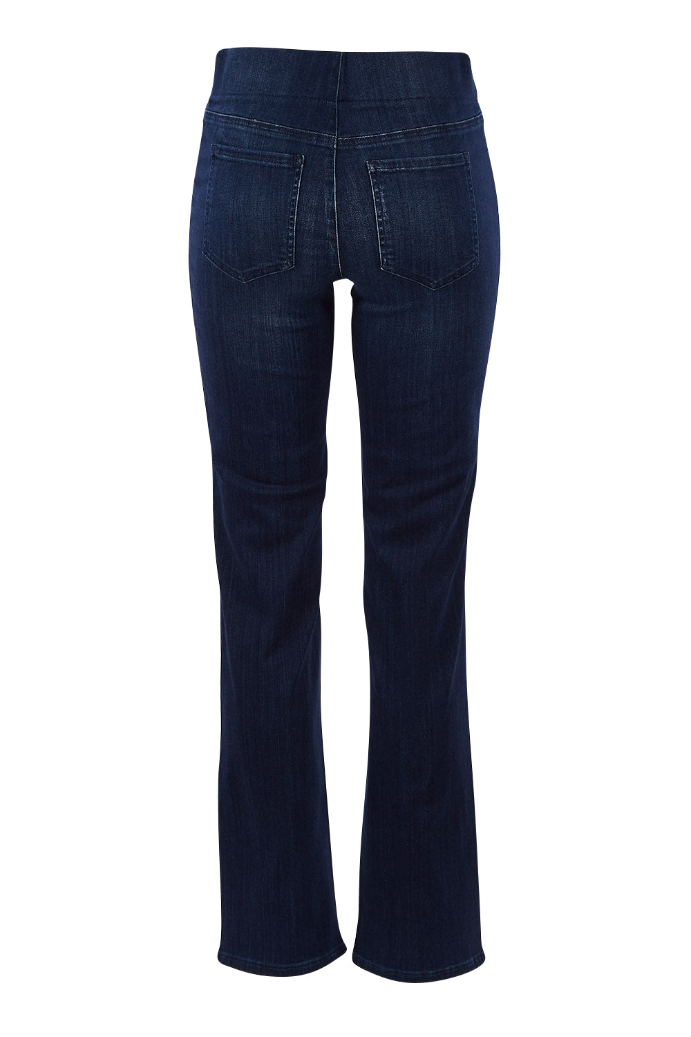 Product shot of the Pull On Marilyn Straight in colour Harmony (Blue), from the back