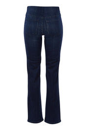 Product shot of the Pull On Marilyn Straight in colour Harmony (Blue), from the back