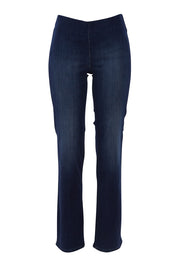 Product shot of the Pull On Marilyn Straight in colour Harmony (Blue), from the front