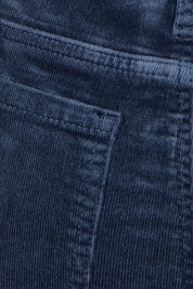 Product shot of the Marilyn Straight Jean in colour Starless (Blue), detail