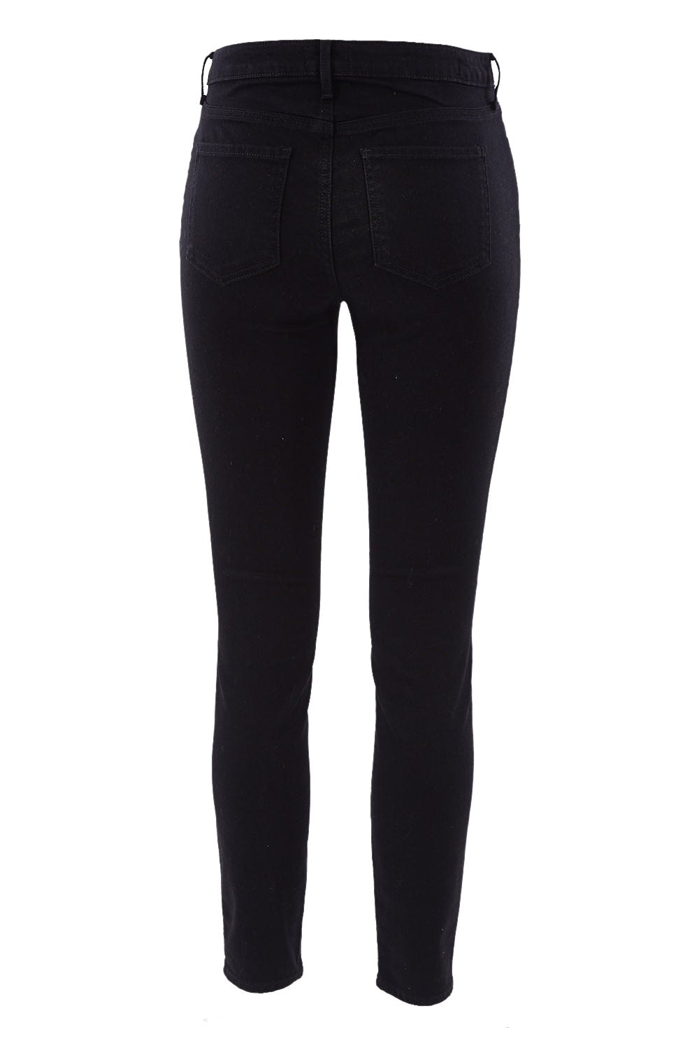 Product shot of the Ami Skinny Jean in colour Black (Black), from the back