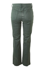 Product shot of the Marilyn Straight Jean in colour Sageleaf (Green), from the back
