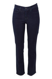 Product shot of the Sheri Slim Jean in colour Rinse (Blue), from the front