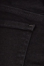 Product shot of the Ami Skinny Jean in colour Black (Black), detail
