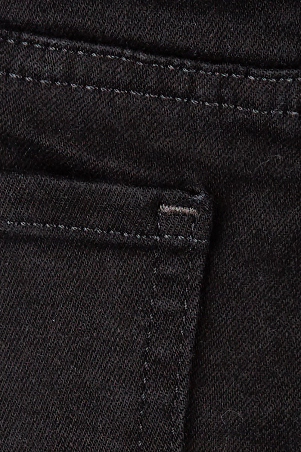 Product shot of the Barbara Bootcut Jean in colour Black (Black), detail