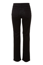 Product shot of the Marilyn Straight Jean in colour Black (Black), from the back