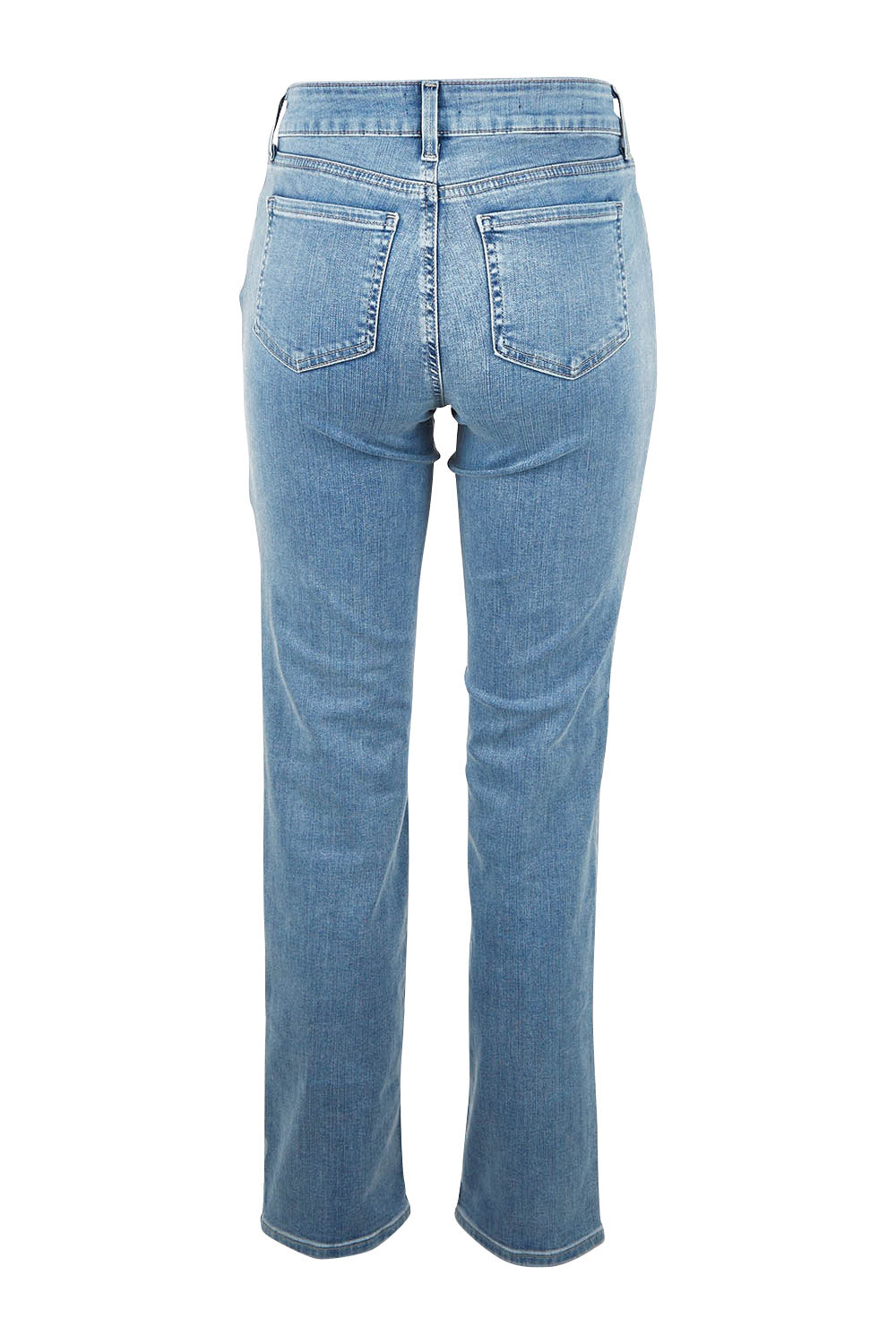 Product shot of the Marilyn Straight Jean in colour Haley (Blue), from the back