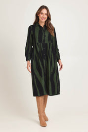 Cotton Midi Collar Dress – Congo