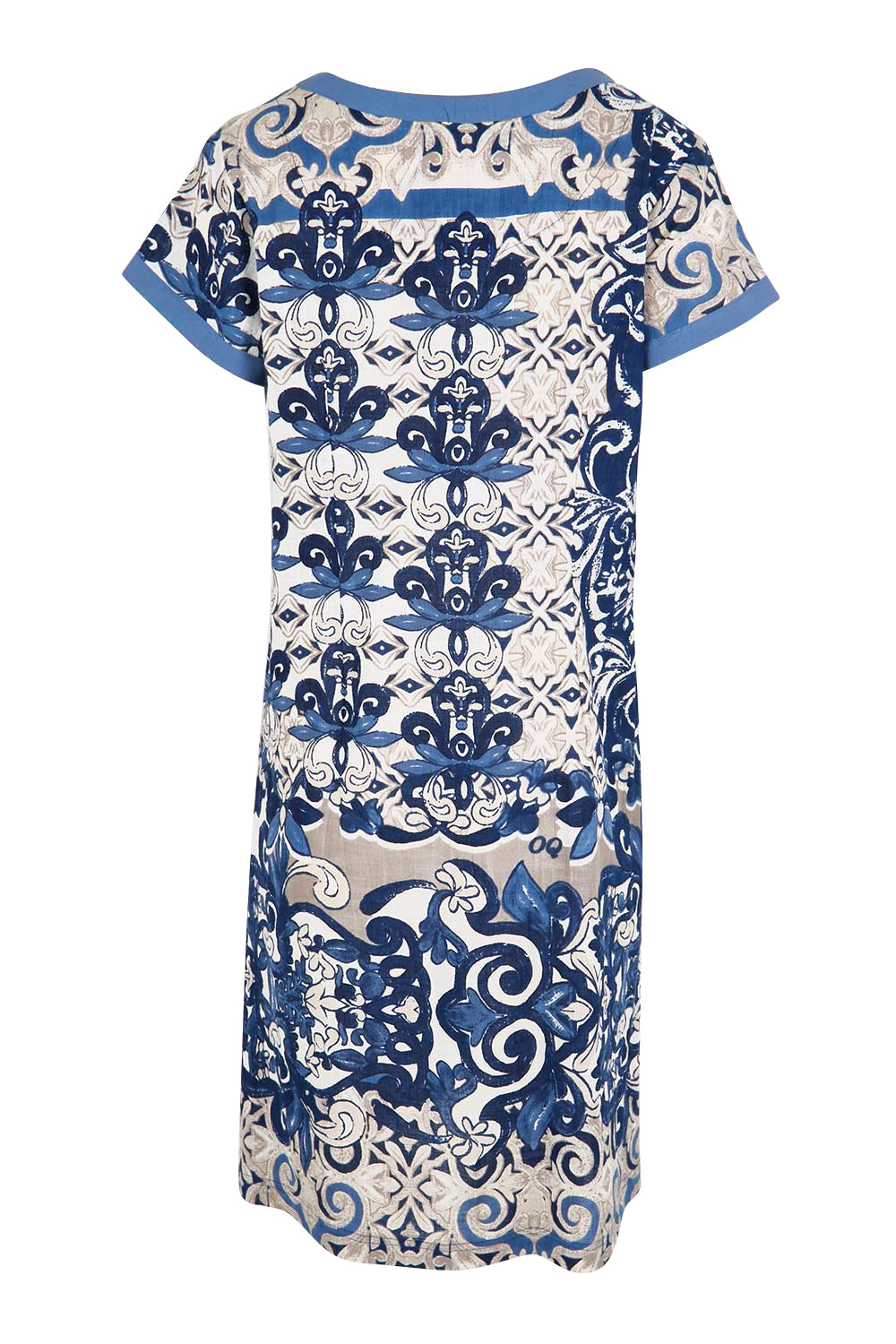 Product shot of the Patch Dress – Print in colour Print, from the back