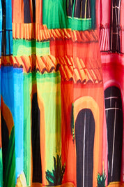 Product shot of the Easy Fit Dress – Mexicana in colour Mexicana, showing detail