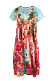 Product shot of the Easy Fit Dress – Rabat in colour Rabat, from the front