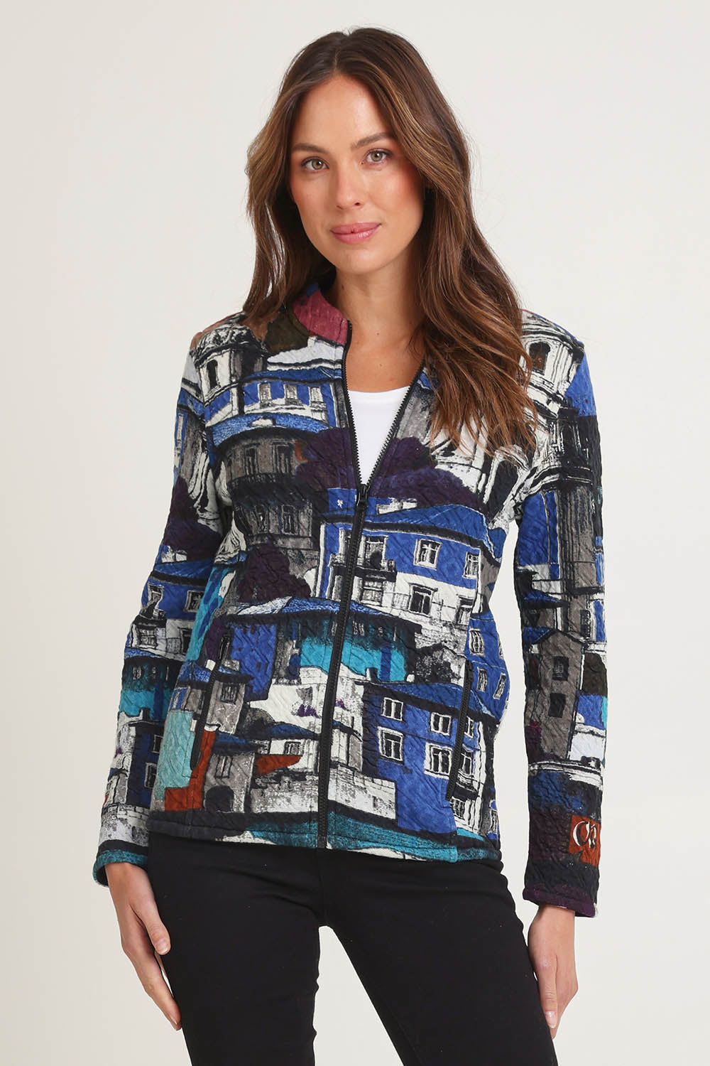 Zip Front Cotton Jacket – Portoblue