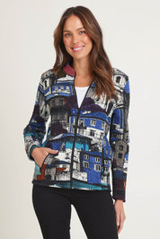 Zip Front Cotton Jacket – Portoblue