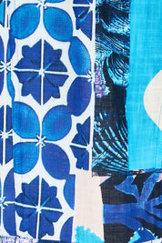 Product shot of the Fringe Jacket – Print in colour Print, showing detail