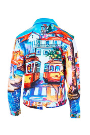 Product shot of the Ponte Jacket – Lisbon in colour Lisbon, from the back