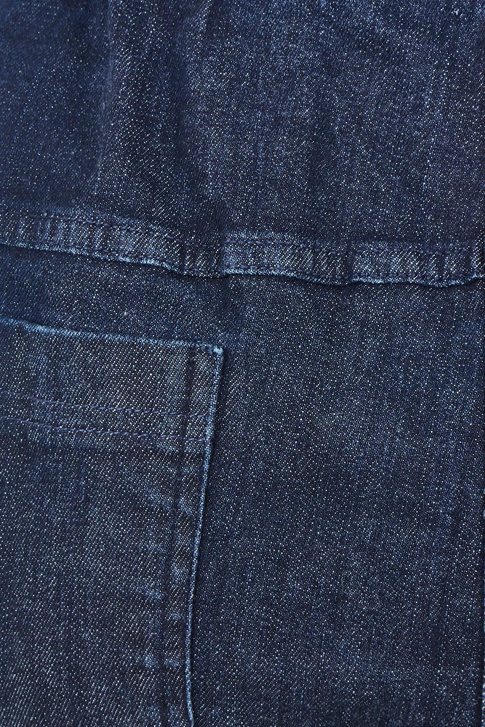 Product shot of the Reversible Jeans in colour Maluku (Blue), detail