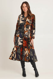 Cotton Midi Collar Dress – Dagomba