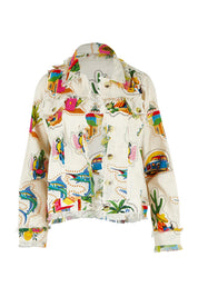 Product shot of the Guatemala Cotton Jacket in colour Guatemala, from the front
