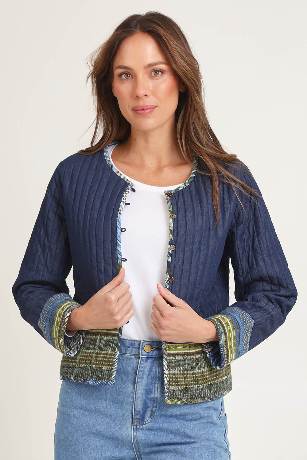 Reversible Quilted Cotton Jacket – Isfahan