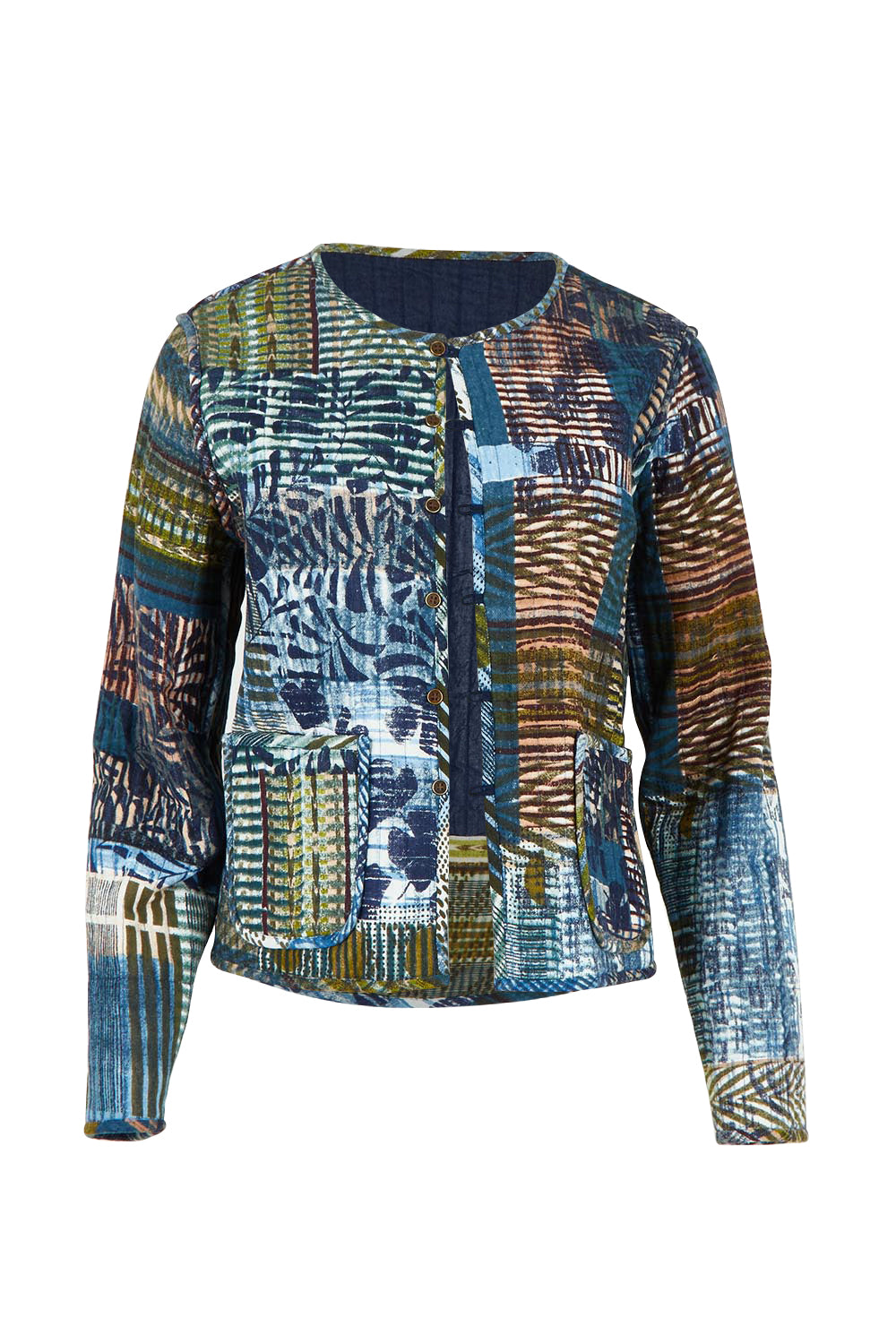 Reversible Quilted Cotton Jacket – Isfahan