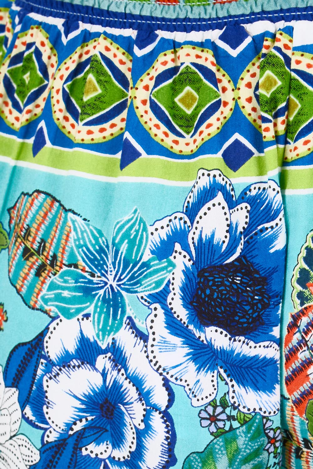 Product shot of the Camarge Pant – Print in colour Print, showing detail