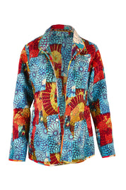 Product shot of the Billie Jean Reversible Jacket in colour Billiejean, from the front