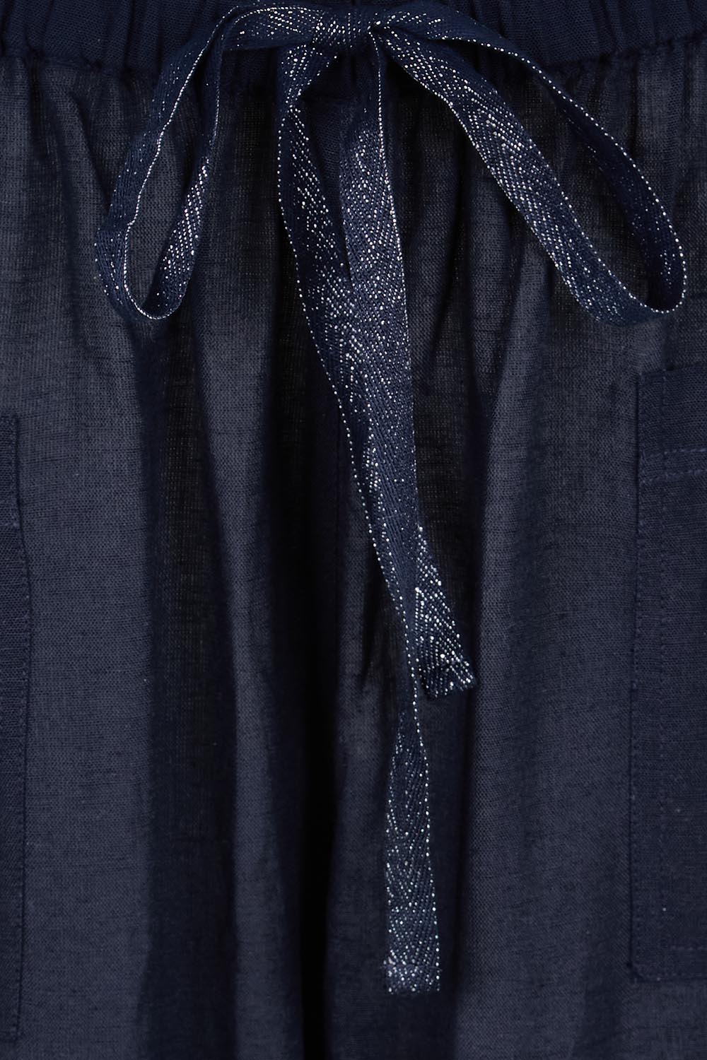 Essentials Linen Blend Pant - Navy