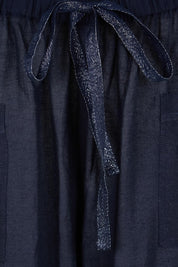 Essentials Linen Blend Pant - Navy