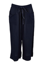 Essentials Linen Blend Pant - Navy