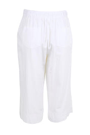 Essentials Linen Blend Pant - White