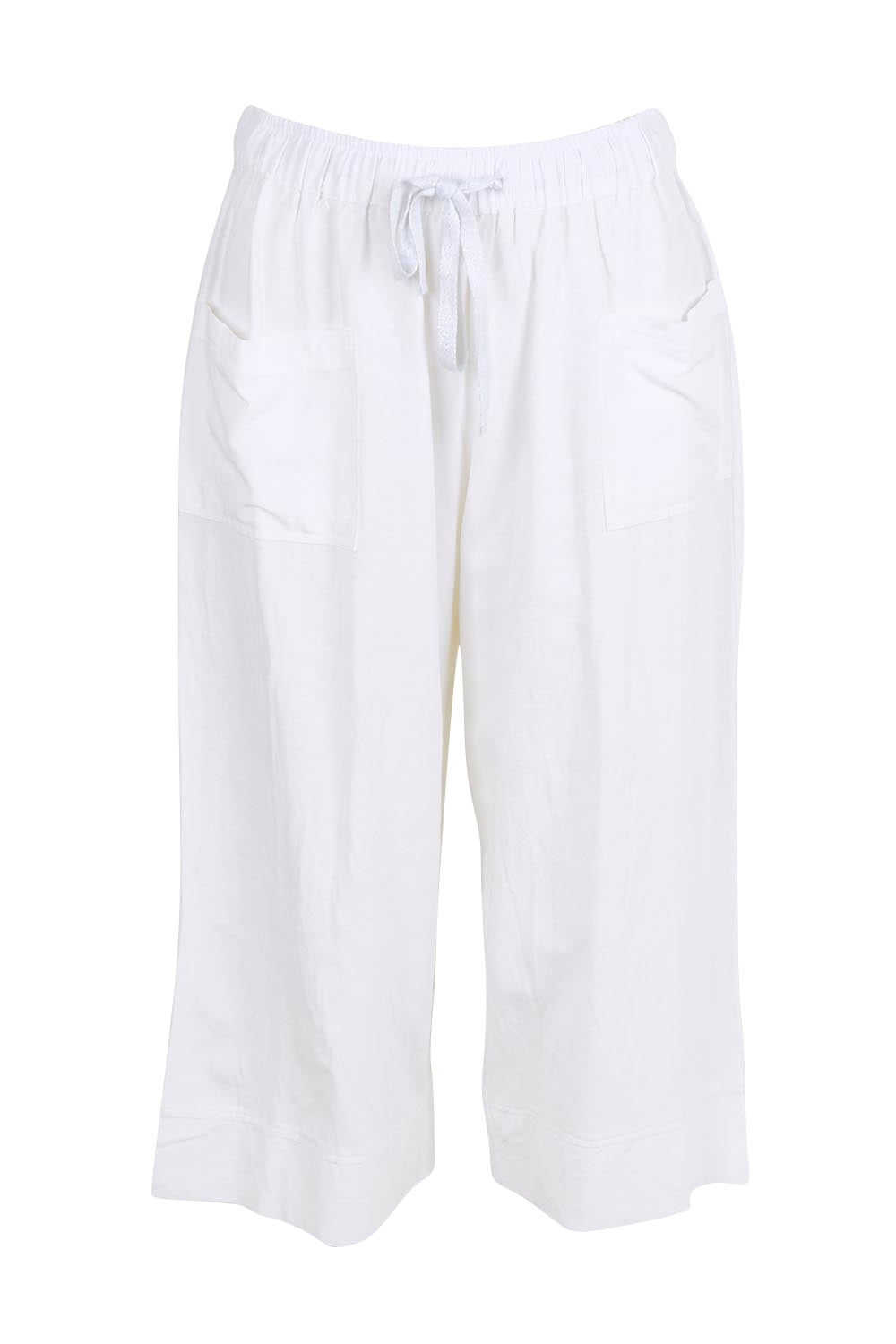 Essentials Linen Blend Pant - White