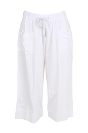 Essentials Linen Blend Pant - White
