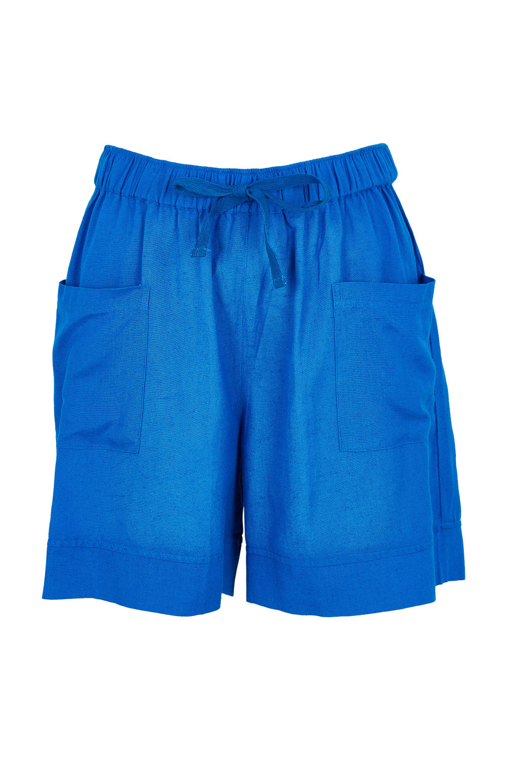 Preloved Essentials Linen Blend Shorts - Elecblue